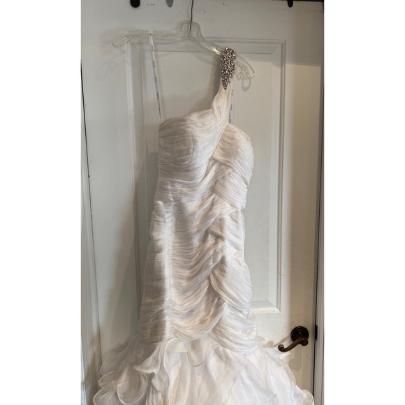 Jovani Prom Gown White 158934 - Picture 4 of 6